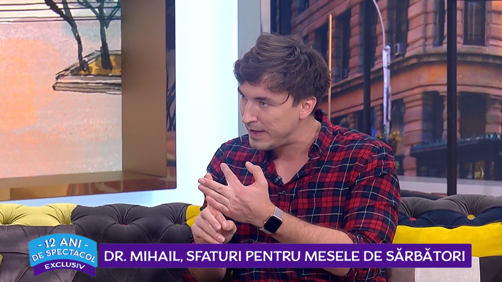 VIDEO Dr. Mihail, sfaturi pentru mesele de sărbători: 