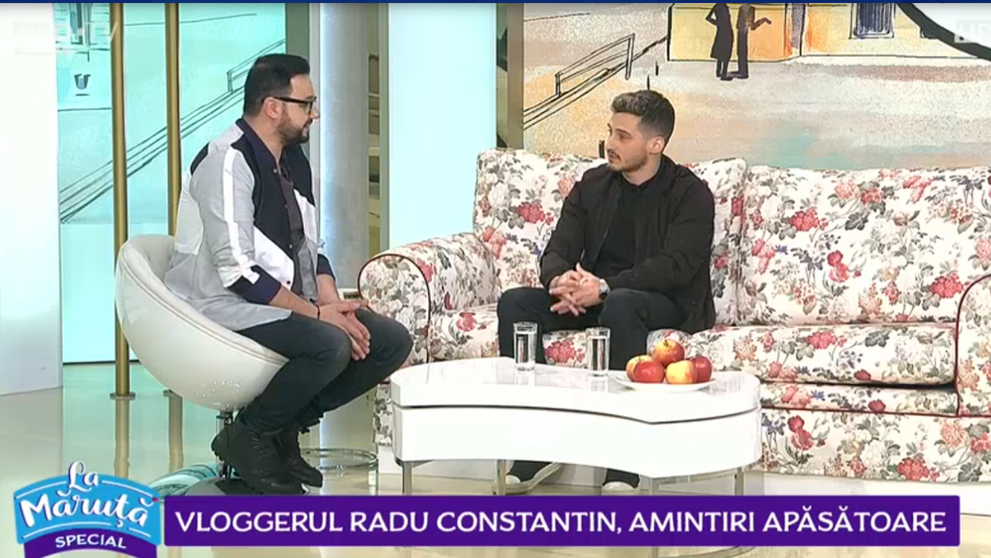VIDEO Vloggerul Radu Constantin, amintiri apăsătoare
