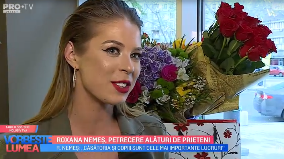 VIDEO Roxana Nemeș, petrecere alături de prieteni