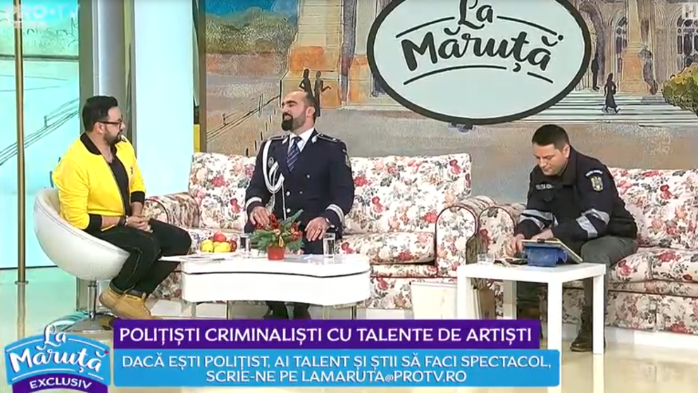 VIDEO Polițiști criminaliști cu talente de artiști