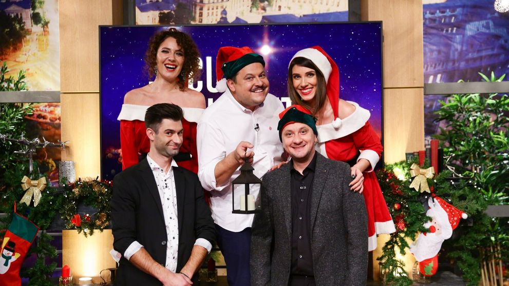 Magia Craciunului se impleteste cu super distractia la Jocuri de celebritate!