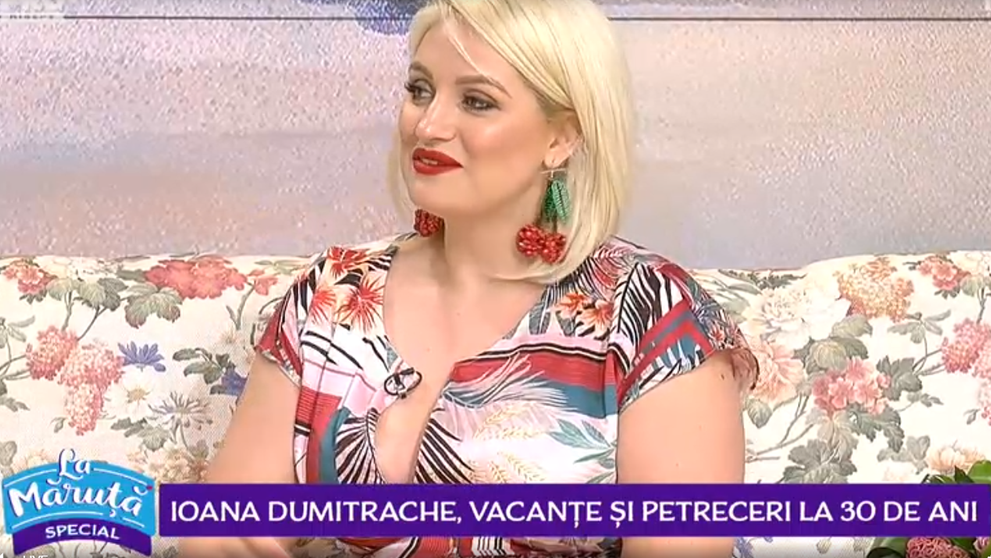 Ioana Dumitrache, vacanțe și petreceri la 30 de ani