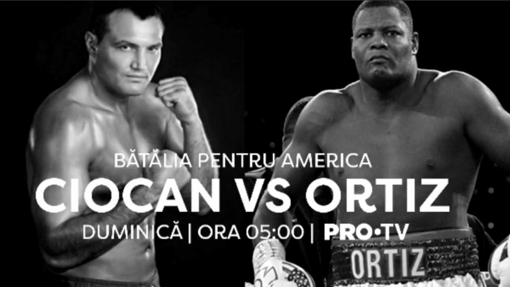 PRO TV va transmite în direct meciul lui Cristi Ciocan din America!