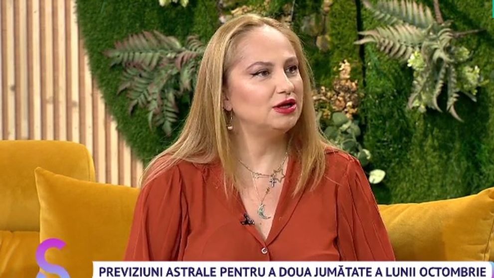 Cristina Demetrescu, la Vorbește lumea! Care sunt previziunile pentru a doua jumătate a lunii octombrie
