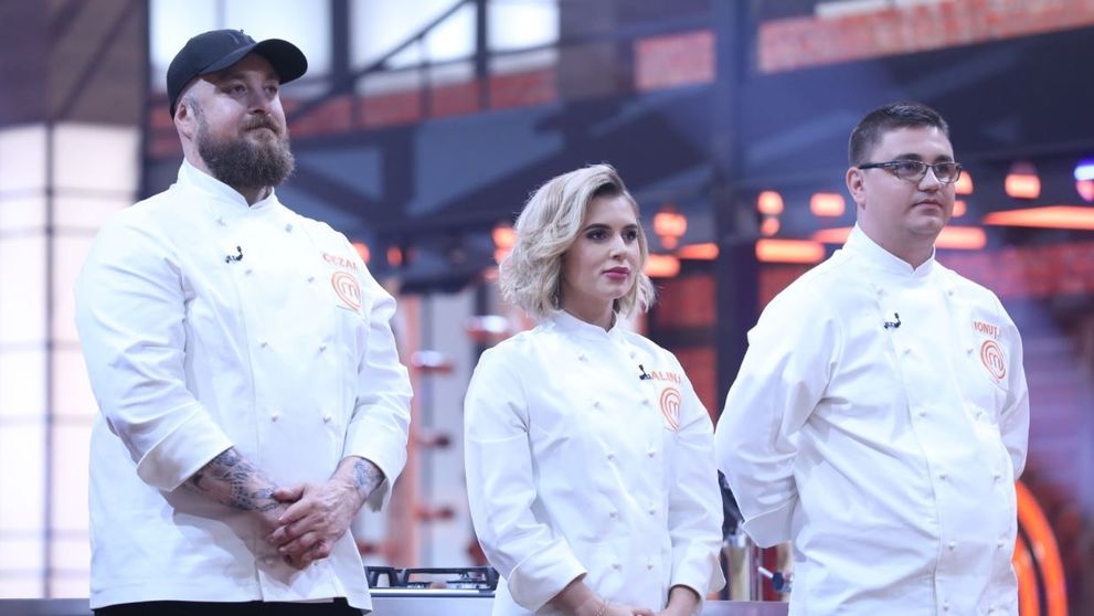 Alina Gologan, Cezar Marin și Ionuț Mărieș luptă pentru titlul de MasterChef România