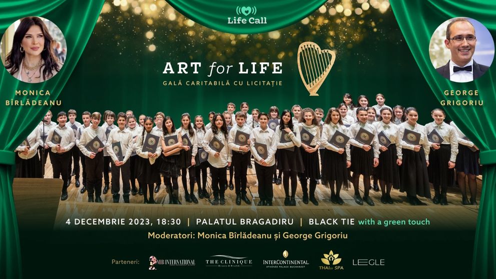 „ART for LIFE”: Gală Caritabilă cu licitație - o seară a Bucuriei pentru Viață -