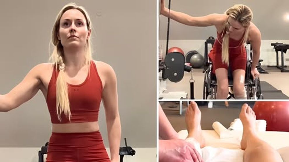 După 5 operaţii grele suferite la piciorul stâng, Lindsey Vonn s-a întors în sala de forţă: Muncesc din greu. Singurul scop este să mă însănătoşesc