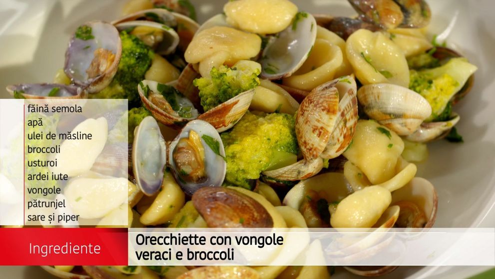 Orecchiette con vongole veraci e broccoli
