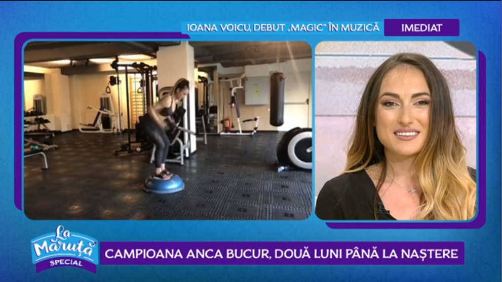 Campioana mondială la fitness și culturism, Anca Bucur mai are două luni până la naștere