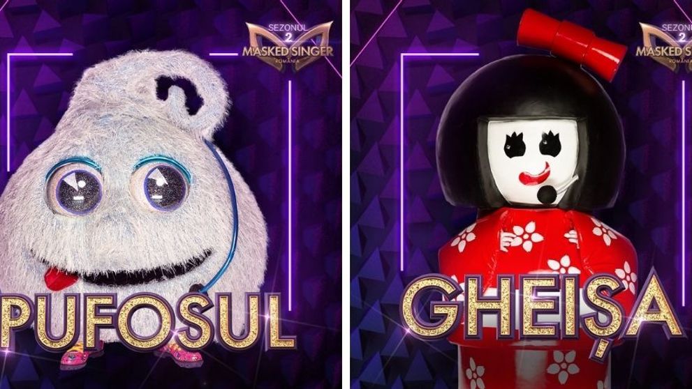 Gheișa și Pufosul, printre noile măști anunțate la Masked Singer România