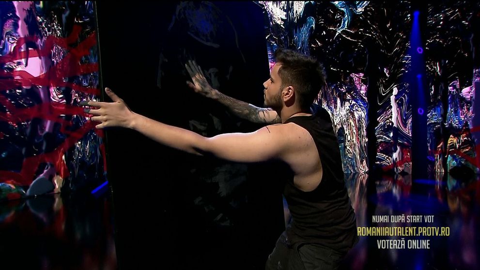 Romanii au talent 2018 - Prima Mare Gala a Talentului: LIVIU SANDULACHE- Speed painting
