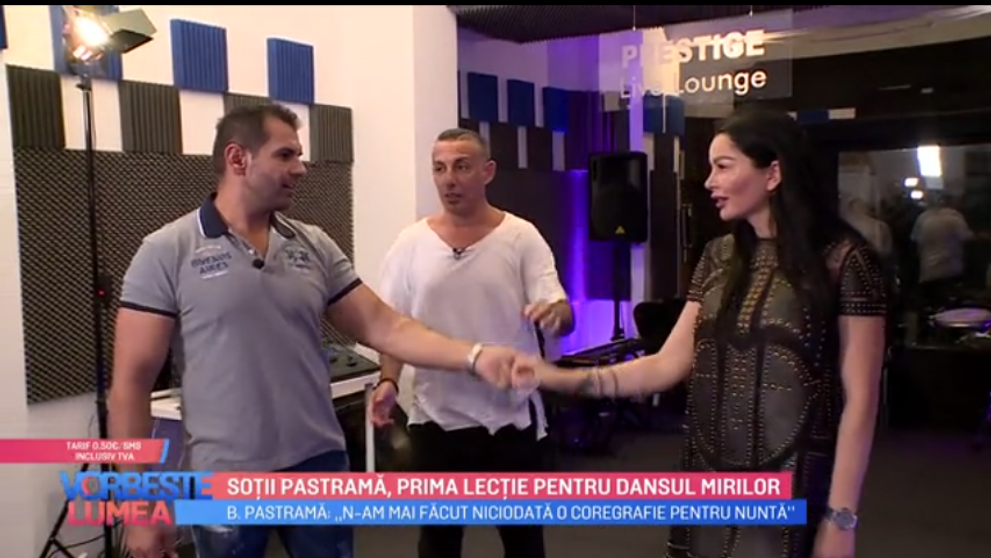 Soții Pastramă, prima lecție pentru dansul mirilor: 