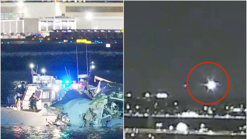 Accidentul aviatic din Washington a fost filmat! Momentul terifiant în care avionul cu 60 de pasageri intră în coliziune cu un elicopter militar VIDEO