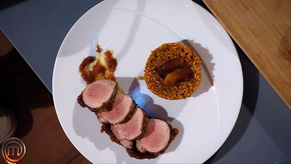 Masterchef 2024, 23 septembrie.  Cosmin Răducu -  Orez irakian cu șofran, morcov și mușchiuleț de porc