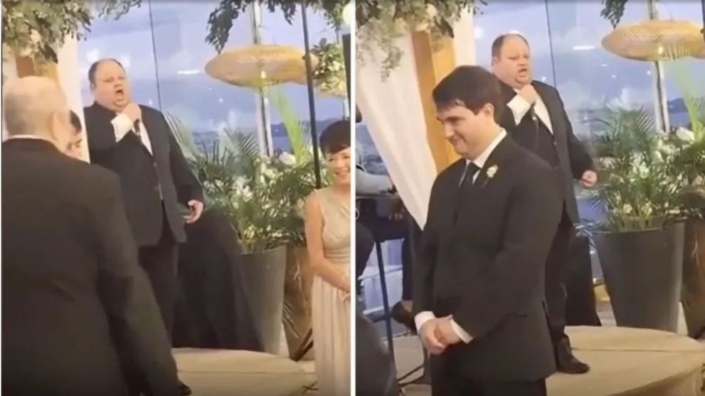 VIDEO Cum și-a surprins un cântăreț de operă verișorul la nuntă! Momentul e viral pe TikTok: ”Pavarotti ar fi mândru”
