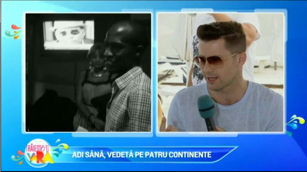 Adi Sana, vedeta pe patru continente