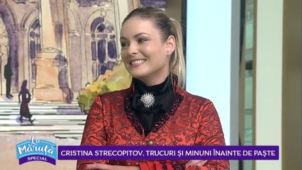 VIDEO Cristina Strecopitov, trucuri și minuni înainte de Paște