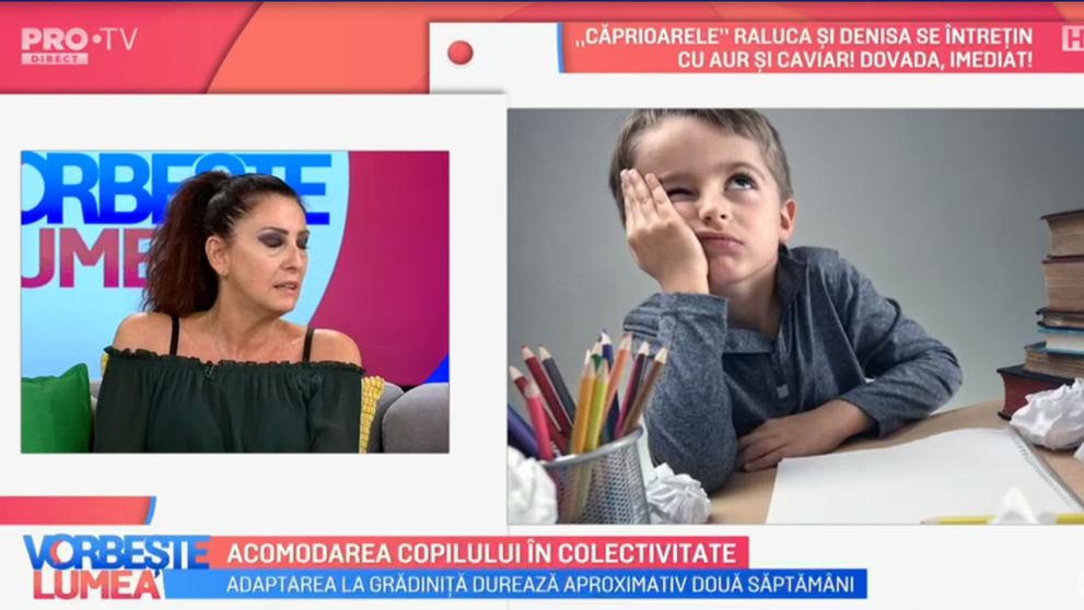VIDEO Dr. Zaharia Cristina vorbește despre acomodarea copilului în colectivitate