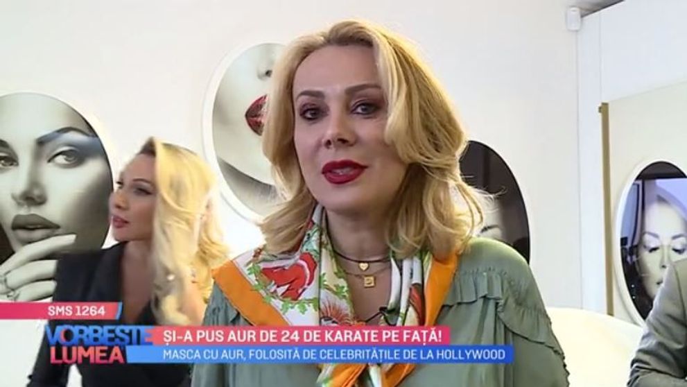 VIDEO Masca de aur, folosită de celebritățile de la Hollywood