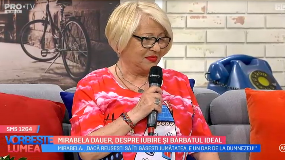 VIDEO Mirabela Dauer, despre iubire și bărbatul ideal