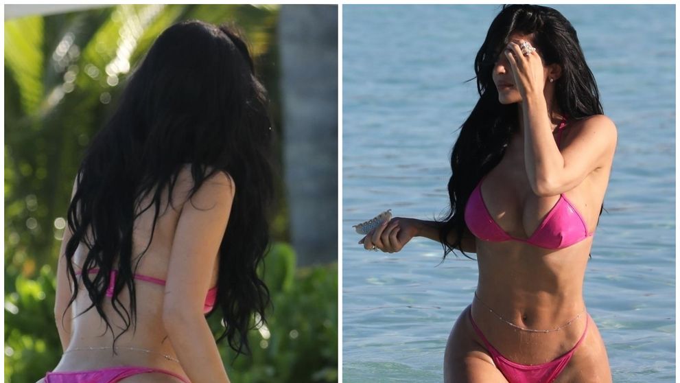 Imaginile care nu au nevoie de nicio editare! Kylie Jenner, surprinsă de paparazzi în bikini