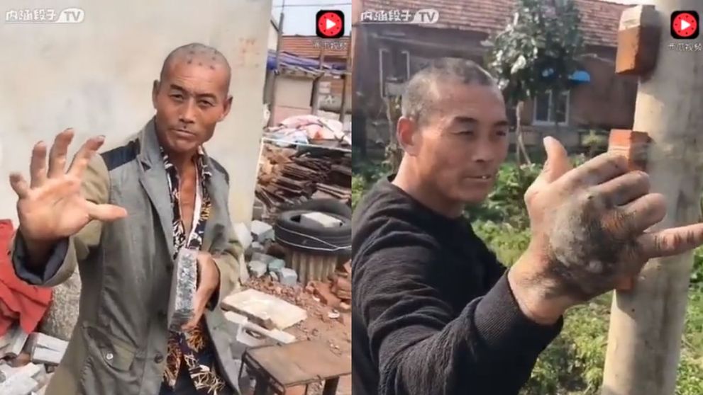 Te bufneste rasul cand il vezi insa ce face apoi este incredibil! Ce super putere are acest om al strazii din China