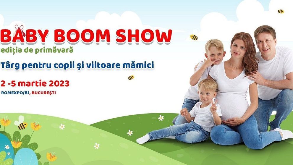 (P) Baby Boom Show, ediţia de primăvară: discounturi de până la 70%, loc de joacă şi tombole
