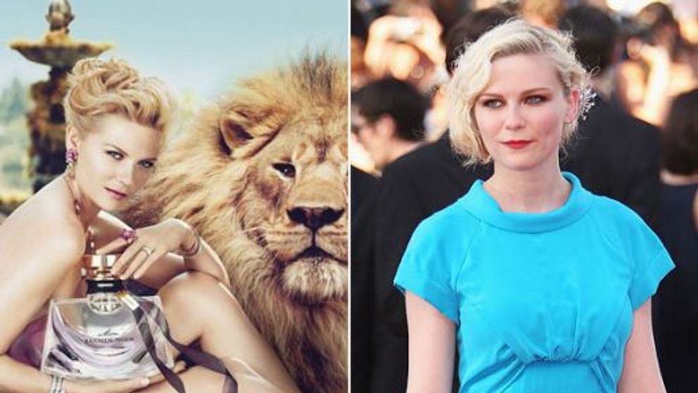 Kirsten Dunst a pozat goala langa un leu adevarat! FOTO