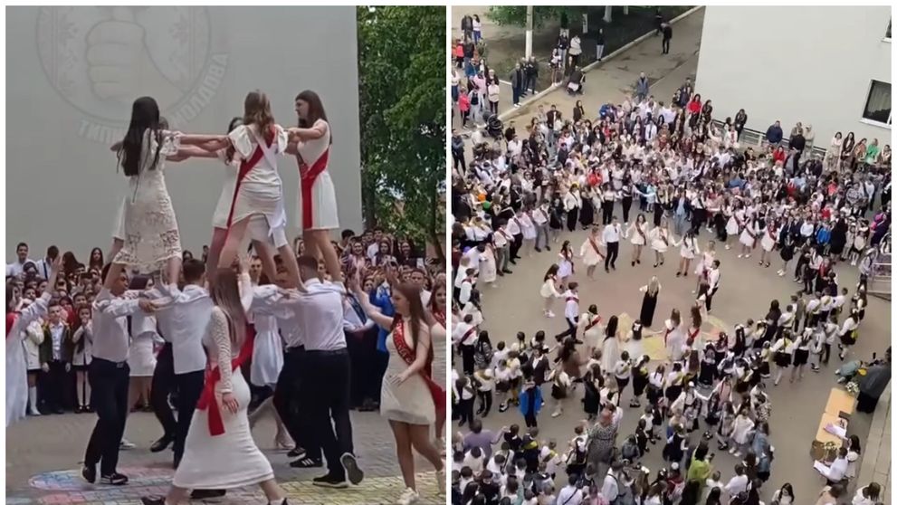 Dansul unor absolvenți de liceu a devenit viral, stârnind opinii împărțite: „Am intrat să citesc comentariile”