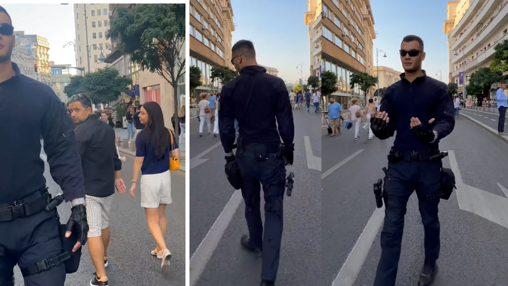 Vlad, jandarmul care a stârnit admirația trecătorilor pe Calea Victoriei, a vorbit cu PROTV.RO: „A fost o experiență inedită”