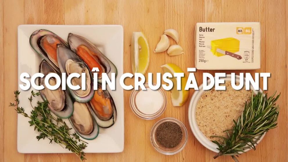 Scoici in crusta de unt