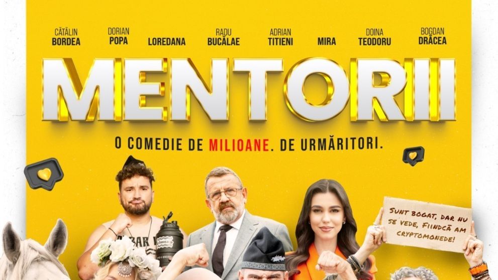 Pe 31 ianuarie se pun în vânzare primele bilete de cinema pentru cel mai așteptat film de comedie al anului 2025 - MENTORII