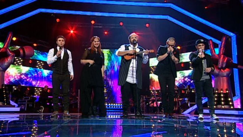 Vizi Imre, duet cu patru vedete, in loc de una singura. Probabil, cea mai reusita improvizatie dintr-un show LIVE