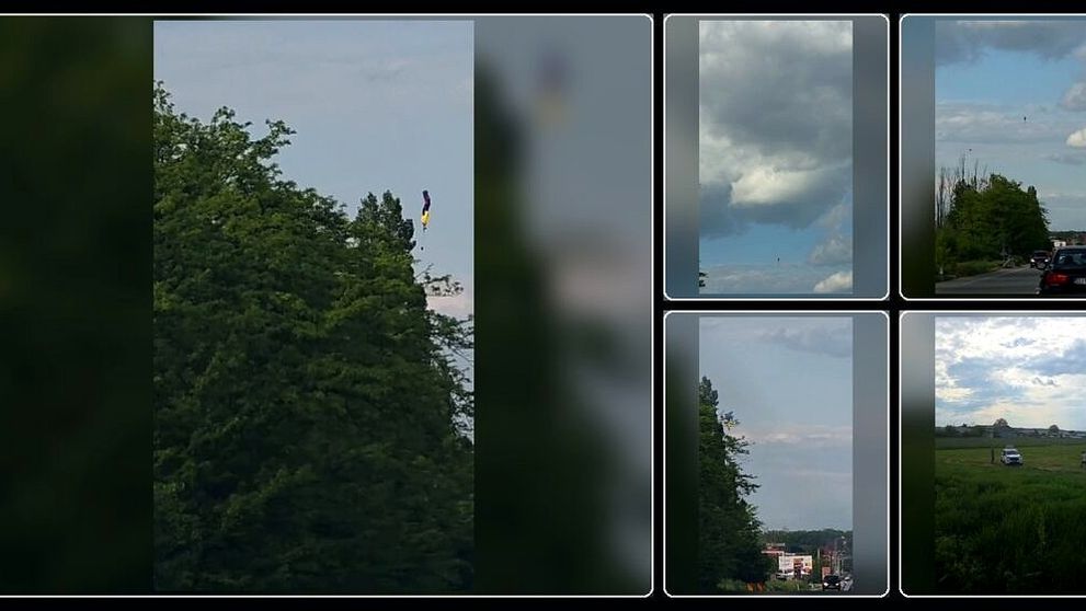 Supraviețuire miraculoasă! Un paraşutist s-a prăbuşit în timpul unui salt, la un aerodrom din Dolj - VIDEO