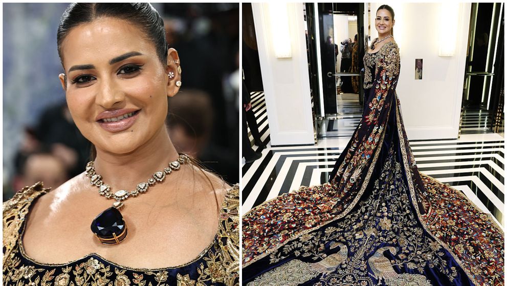 Piatra din colierul ei este de 1.000 de ori mai rară decât diamantul. Această femeie a întors toate privirile la Met Gala, deși nu este vedetă