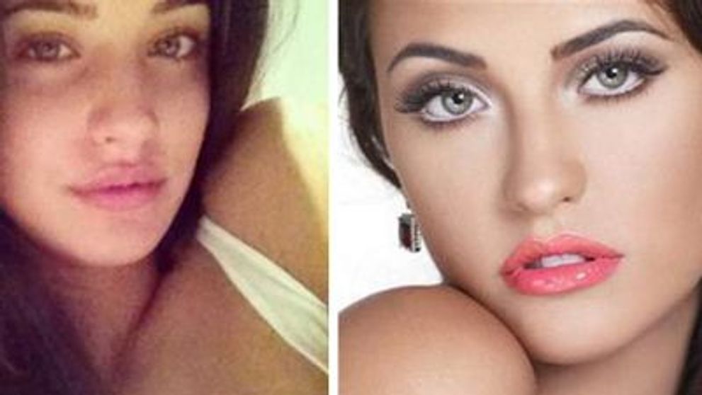 Diferite, dar in majoritatea cazurilor la fel de frumoase: Cum arata cele mai sexy vedete cu si fara machiaj. 18 POZE