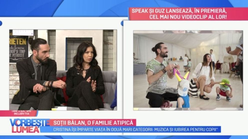 Soții Bălan și doctorul Cristian Andrei, despre copii cu sindromul Down
