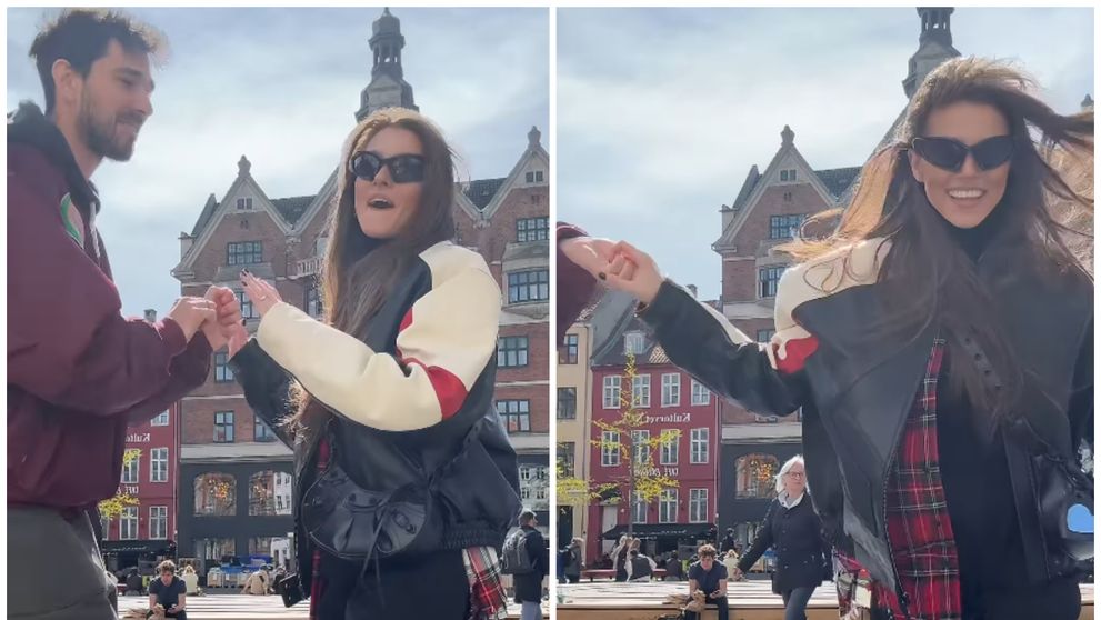 Theo Rose, în pași de dans în centrul orașului Copenhaga, cu Anghel Damian: “Dacă ar ști Sasha…” Ce a făcut cuplul în escapada romantică