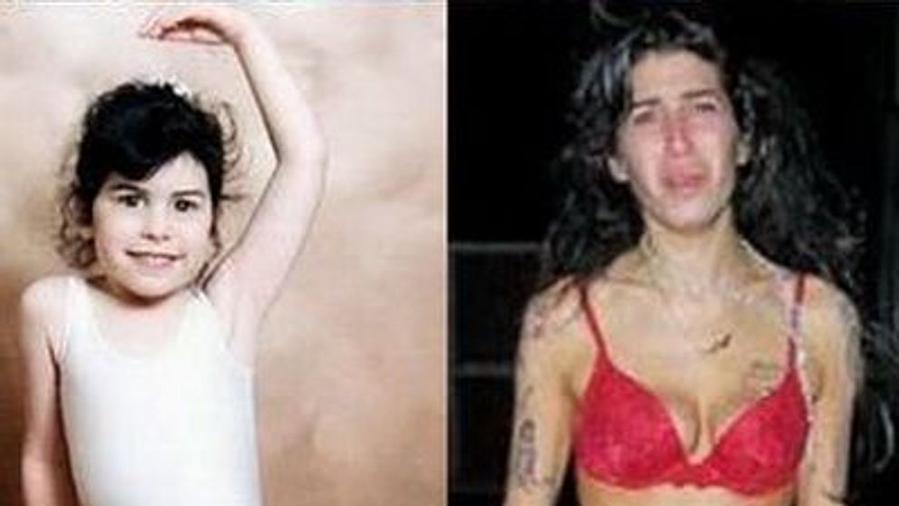 Amy Winehouse, de la un copil frumos la un adult distrus de droguri! SUPER GALERIE FOTO