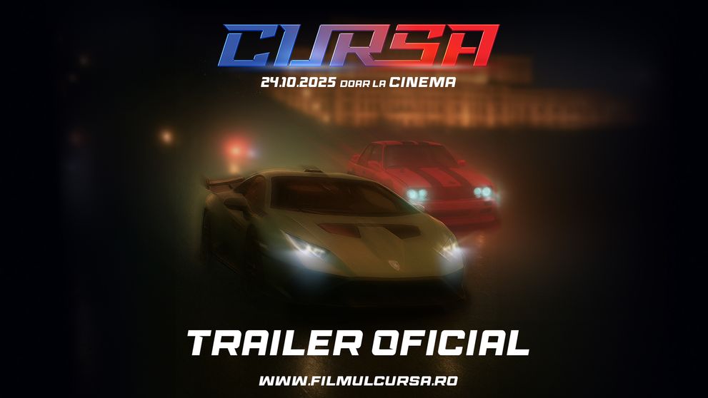 Codin Maticiuc și Denis Hanganu sunt rivali în filmul „CURSA”, din 24 octombrie doar la cinema
