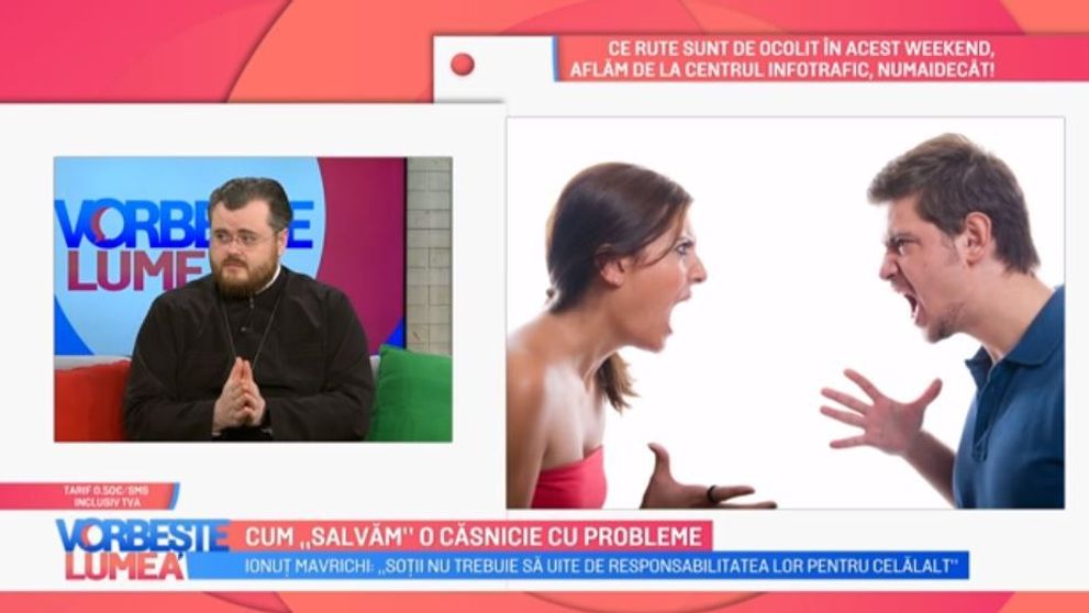 VIDEO Părintele Ionuț Mavrichi ne spune cum salvăm o căsnicie cu probleme