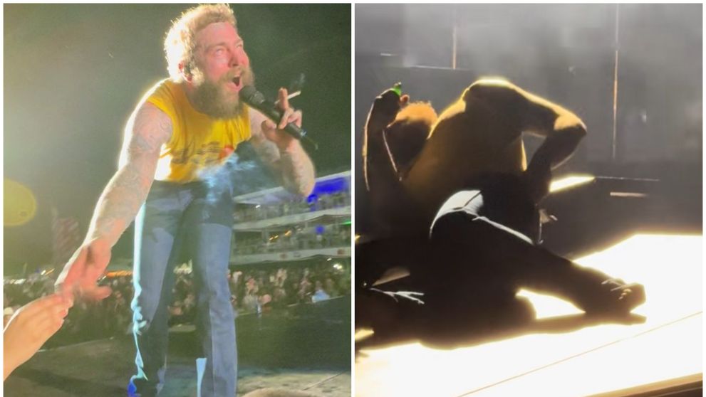 Post Malone, comportament tulburător pe scenă. Fanii și-au exprimat îngrijorarea: „Arată ca un moș de 90 de ani care nu-și găsește pantofii”
