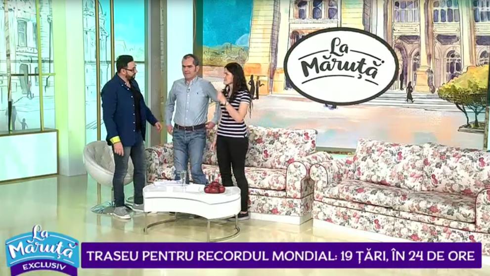VIDEO Traseu pentru recordul mondial 19 țări, în 24 de ore