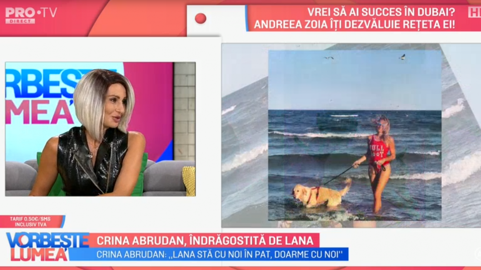 VIDEO Crina Abrudan, îndrăgostită de Lana