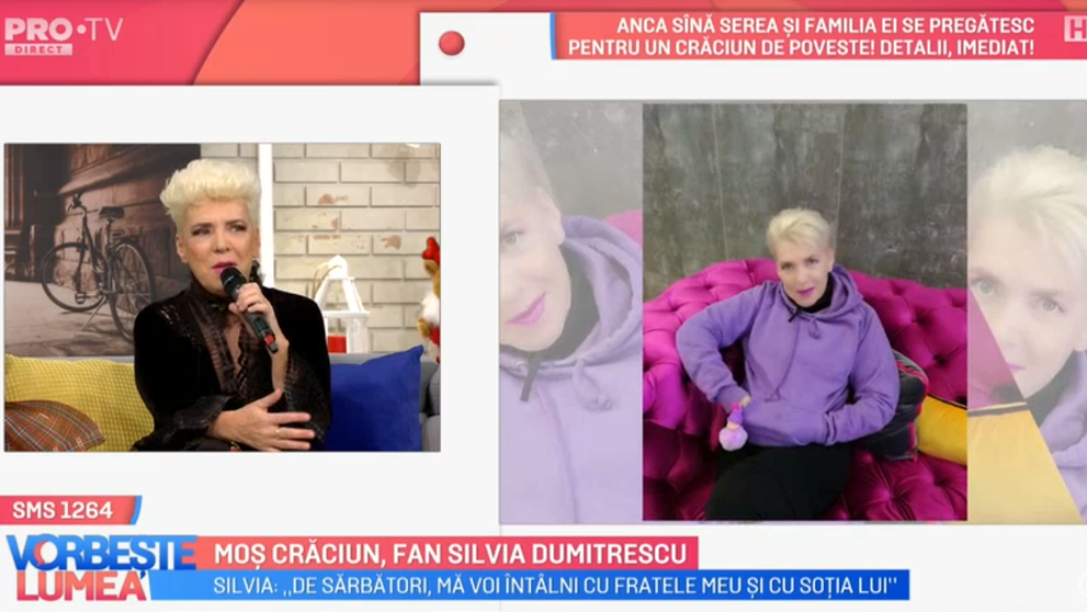 VIDEO Moș Crăciun, fan Silvia Dumitrescu
