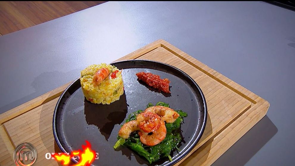 Masterchef 2024, 24 septembrie. Dana Maria Roman - Orez cu creveți pe pat de alge și sos picant