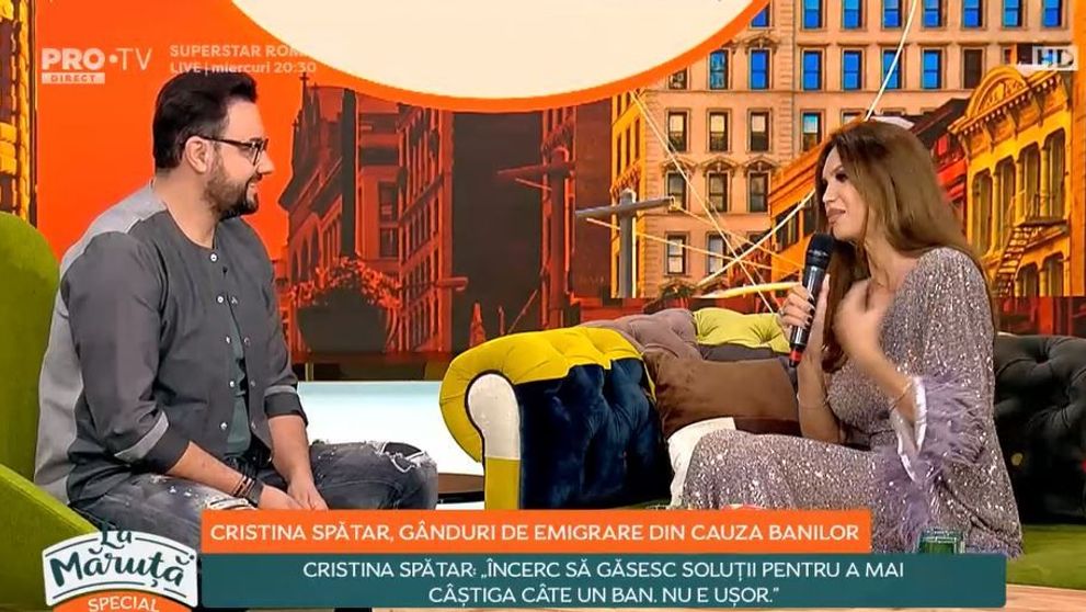 Ce spune Cristina Spătar despre zvonurile că s-ar muta de tot în Marea Britanie?