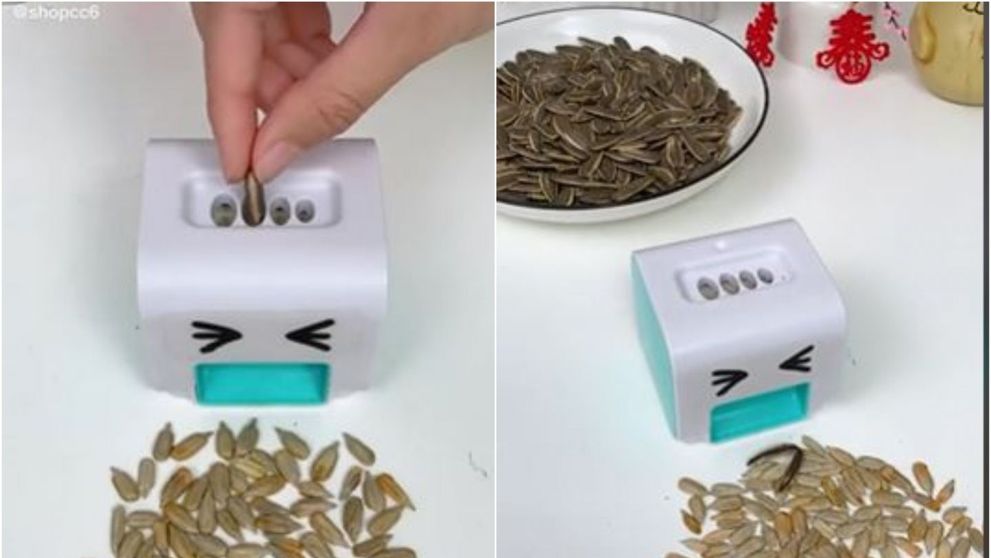 Mașina de spart și curățat semințe, invenția care ar putea da viața românilor peste cap :)