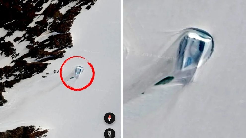O ușă ciudată a fost descoperită în Antarctica! Ce se află în spatele ei