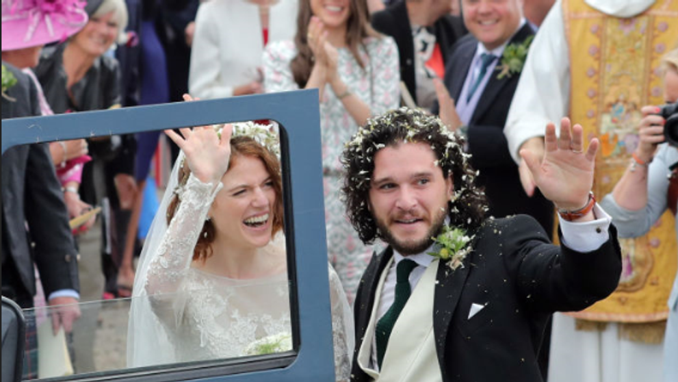 Critici dure la nunta lui Rose Leslie cu Kit Harington. Ce vedetă a creat controverse in rândul fanilor